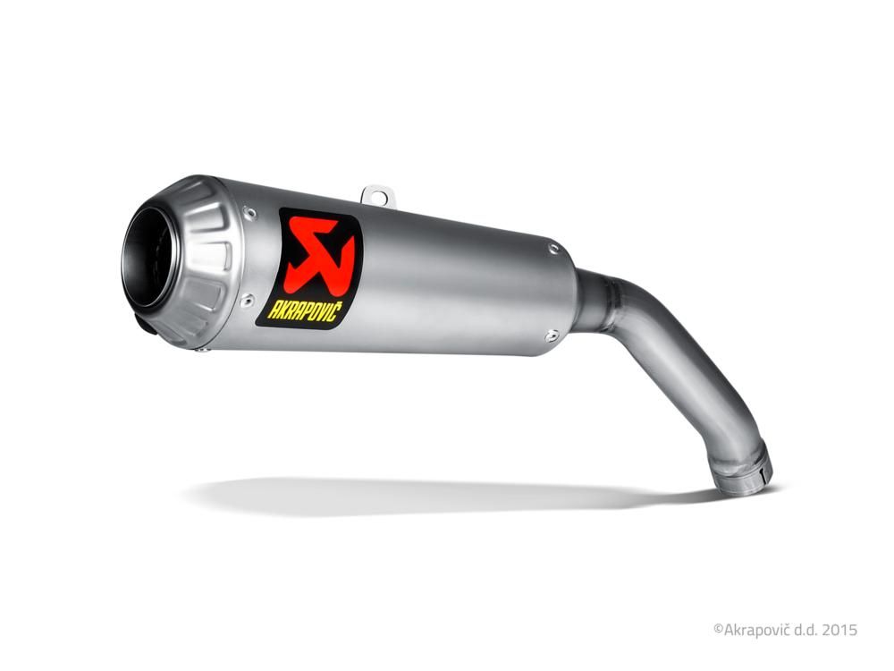 HONDA MSX 125 GROM 2013-2015 POT D ECHAPPEMENT AKRAPOVIC MUFFLER TITANIUM S-H125SO2-CUBT 18112693