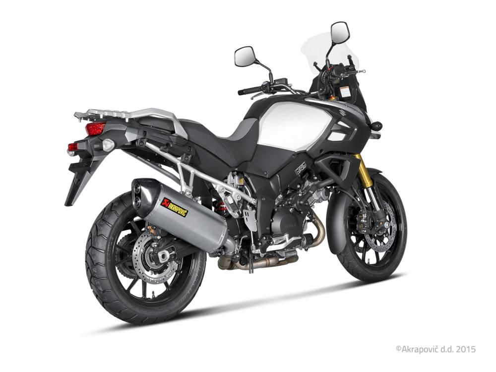 SUZUKI V STROM 1000 2014-2016 POT D ECHAPPEMENT AKRAPOVIC MUFFLER TITANIUM SLIP-ON S-S10SO9-HAFT 18112756 (2)