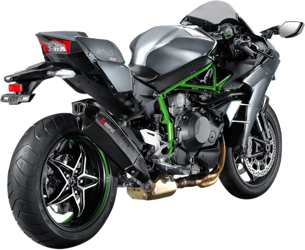 KAWASAKI NINJA H2 2015-2016 POT D ECHAPPEMENT AKRAPOVIC MUFFLER CARBON FIBER S-K10SO15-HHX2C 18112846