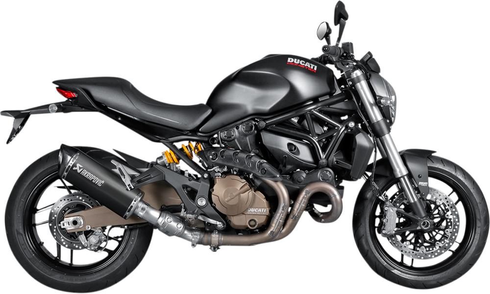 DUCATI MONSTER 1200 ET 1200 S 2014-2016 POT D ECHAPPEMENT AKRAPOVIC MUFFLER TITANIUM BLACK S-D8SO2-HRBL 18112903 (2)