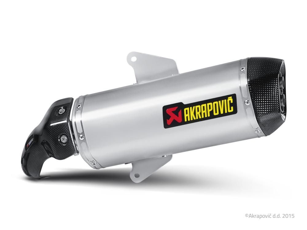 GILERA GP 800 2008-2015 POT D ECHAPPEMENT AKRAPOVIC MUFFLER SS CARBON FIBER S-A8SO2-HWSS 18112950