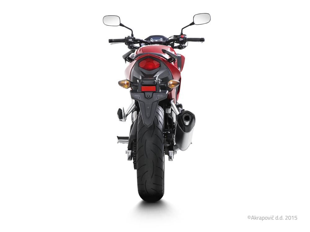 HONDA CB 400 F 2013-2015 POT D ECHAPPEMENT AKRAPOVIC MUFFLER CARBON FIBER S-H5SO2-HRSS 18112955 (2)