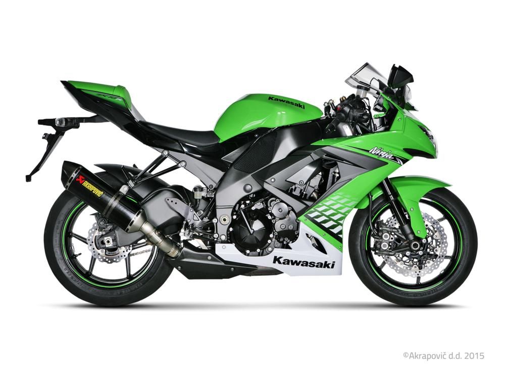 KAWASAKI NINJA ZX 10 R 2008-2010 POT D ECHAPPEMENT AKRAPOVIC MUFFLER CARBON FIBER S-K10SO4-HZC 18112959 (2)