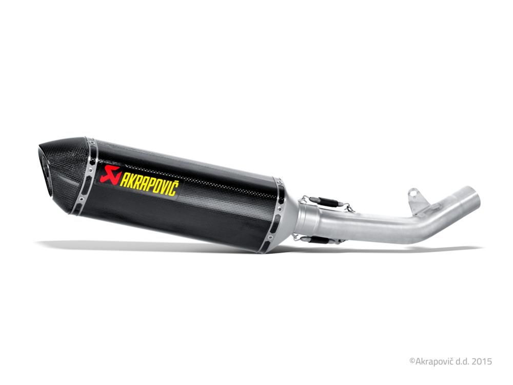 KAWASAKI Z 750 R 2007-2012 POT D ECHAPPEMENT AKRAPOVIC MUFFLER CARBON FIBER S-K7SO2-ZC/1 18112962