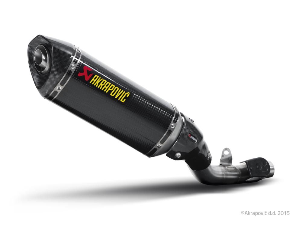 KAWASAKI Z 800 2013-2016 POT D ECHAPPEMENT AKRAPOVIC MUFFLER CARBON FIBER S-K8SO2-HRC 18112966