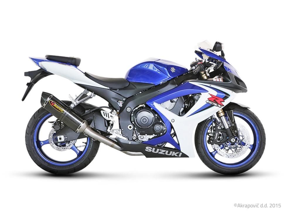SUZUKI GSX R 750 2006-2007 POT D ECHAPPEMENT AKRAPOVIC MUFFLER CARBON FIBER S-S6SO3-HZC 18112975