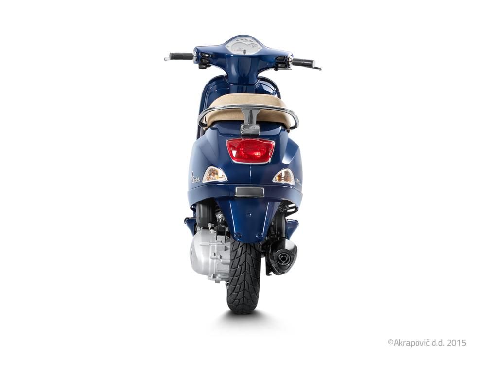 PIAGGIO LIBERTY 125 3V 2014 POT D ECHAPPEMENT AKRAPOVIC MUFFLER SS CARBON FIBER BLACK S-VE125R1-HZBL/1 18112980 (2)