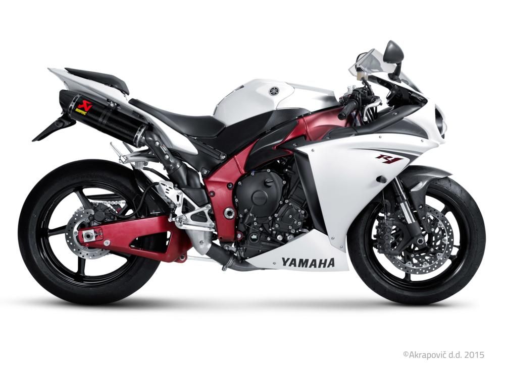 YAMAHA YZF R1 2009-2014 POT D ECHAPPEMENT SLIP-ON AKRAPOVIC MUFFLERS CARBON FIBER S-Y10SO10-HZC 18112981 (3)