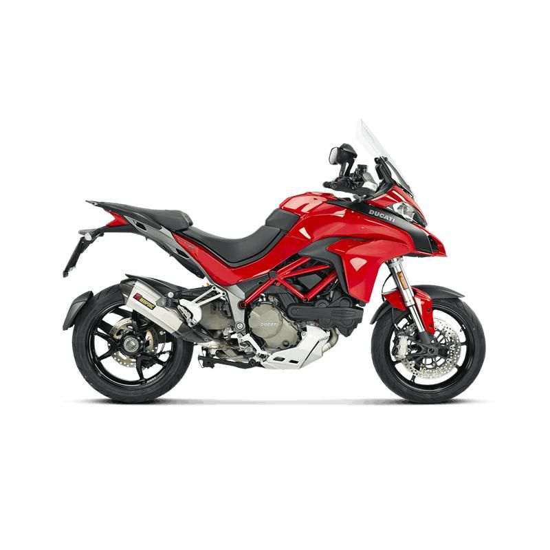 DUCATI MULTISTRADA 1200 S 2015-2016 POT D ECHAPPEMENT SLIP-ON AKRAPOVIC MUFFLER TITANIUM S-D12SO7-HHX2T 18112998 (2)