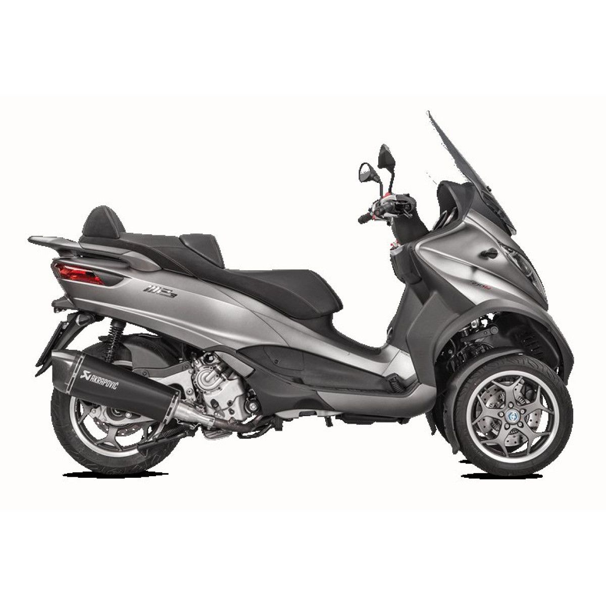 POT D ECHAPPEMENT AKRAPOVIC MUFFLER SS BLACK PIAGGIO MP3 500 IE /
LT IE / SPORT 2011-2020 18113505 S-PI5SO1-HRAASSBL (2)