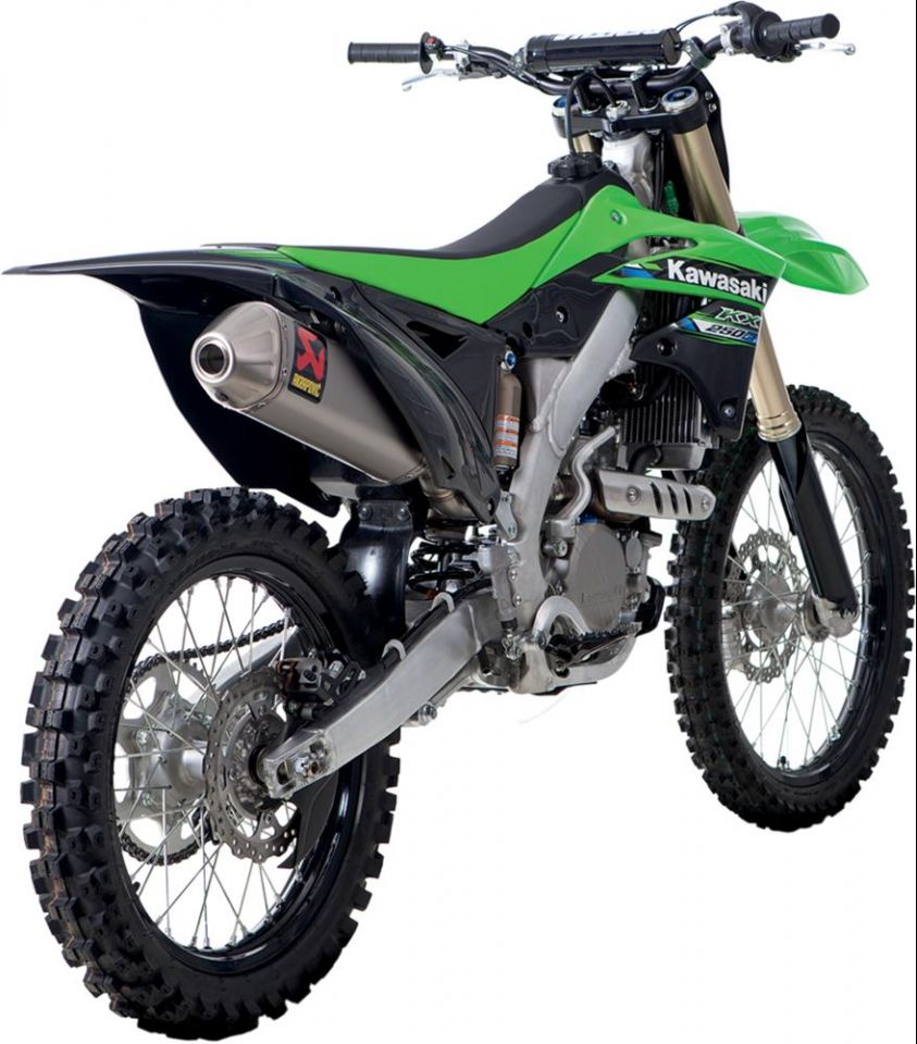 KAWASAKI KX 250 F 2009-2016 LIGNE ECHAPPEMENT AKRAPOVIC EXHAUST RACING SS TITANIUM KX250F S-K2MR8-BNTA 18201419 (2)