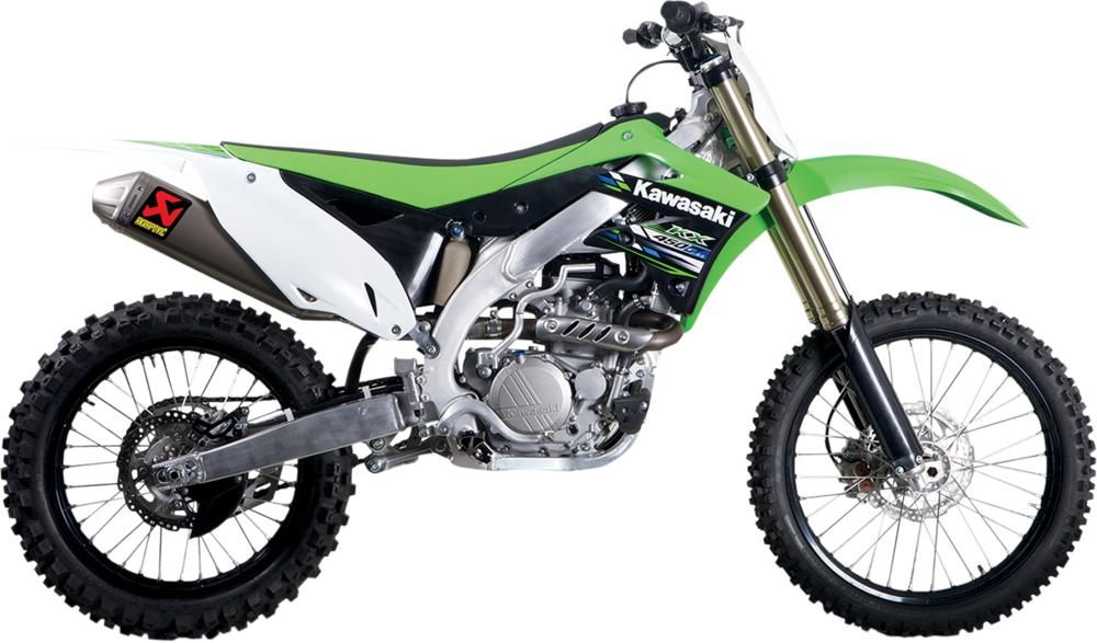 KAWASAKI KX 450 F 2009-2015 LIGNE ECHAPPEMENT AKRAPOVIC EXHAUST RACING SS TITANIUM S-K4MR6-BNTA 18201420