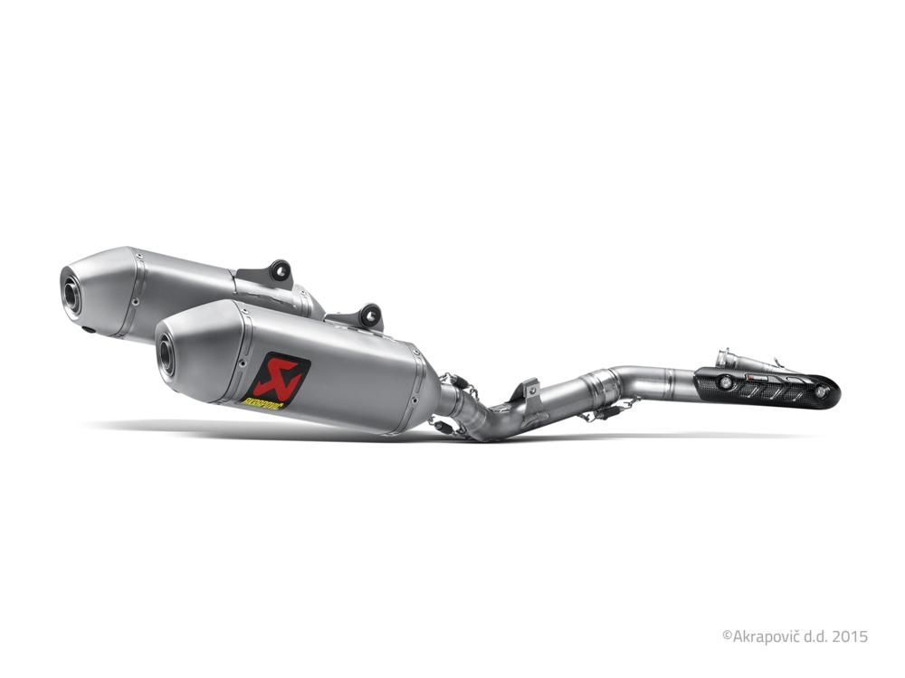 HONDA CRF 450 R 2015-2016 LIGNE ECHAPPEMENT AKRAPOVIC EXHAUST RACING SS TITANIUM CRF450R S-H4MR15-QTA 18201577