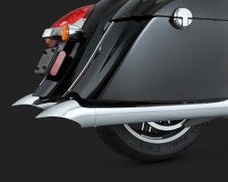 VANCE & HINES SILENCIEUX 18531 1801-0728 TURNDOWN SLIP-ONS IDIAN 1811 CHIEFTAIN ABS 2014* (4)