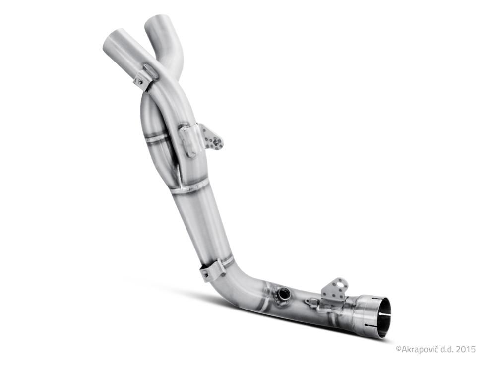 YAMAHA YZF R1 2007-2008 TUBE DE LIAISON POUR ECHAPPEMENT AKRAPOVIC LINK PIPE SS L-Y10SO8 18610362
