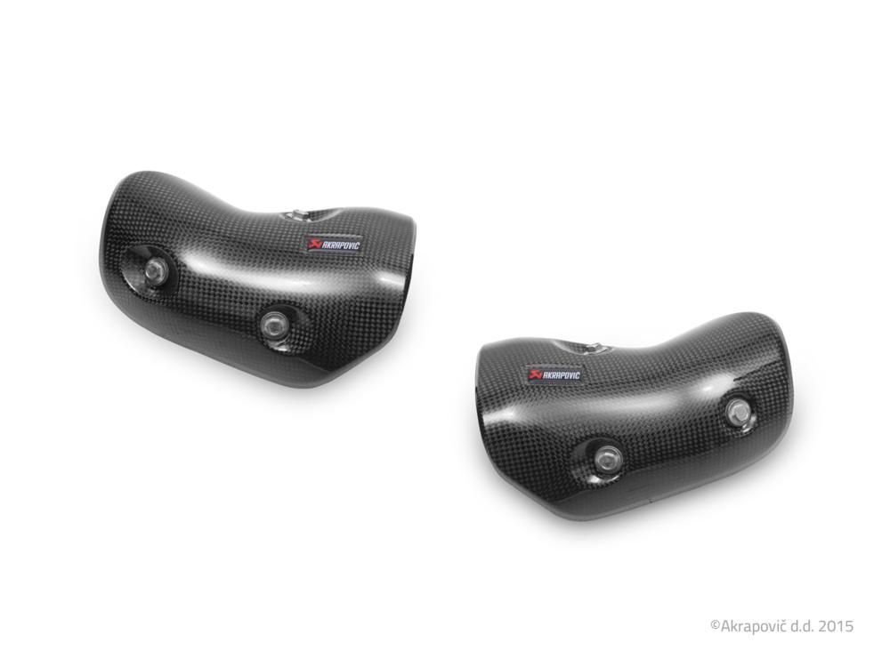 KAWASAKI Z 1000 2014-2016 BOUCLIER DE CHALEUR FIBRE DE CARBONE POUR ECHAPPEMENT AKRAPOVIC HEATSHIELD P-HSK10R5 18610906