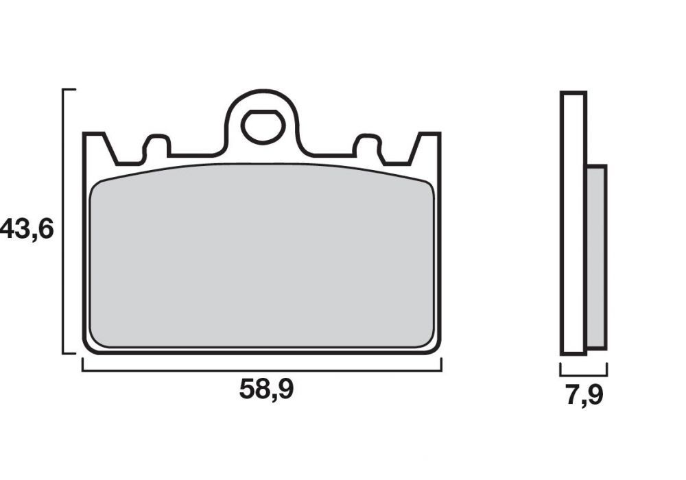 BREMBO SA SINTER PLAQUETTES DE FREIN AVANT 07KA14SA KAWASAKI ZXR 400 1991-2002