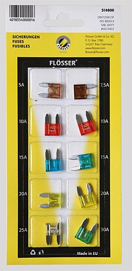 PACK MINI FUSIBLES 2130-0175