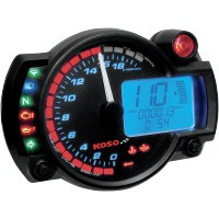 KOSO COMPTEUR ET COMPTE TOURS UNIVERSEL RX2N-GP 20.000 TRS/MIN