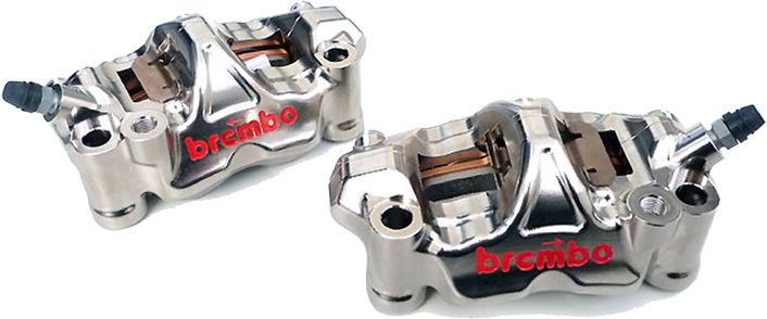 BREMBO 220B01010 PACK 2 ETRIERS GP4 RX TAILLE MASSE RADIAUX 108MM (GAUCHE + DROIT) + PLAQUETTES + Port Offert