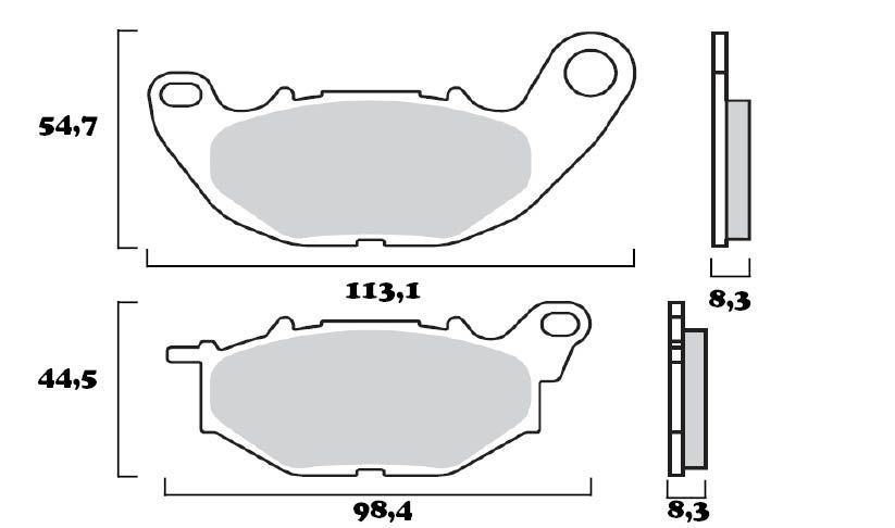 BREMBO PLAQUETTES DE FREIN AVANT 07YA52SR YAMAHA YZF 320 R3 2015-2025