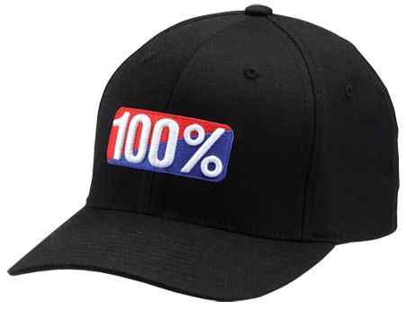 100% CASQUETTE CAP OG HATS FLEX NOIR