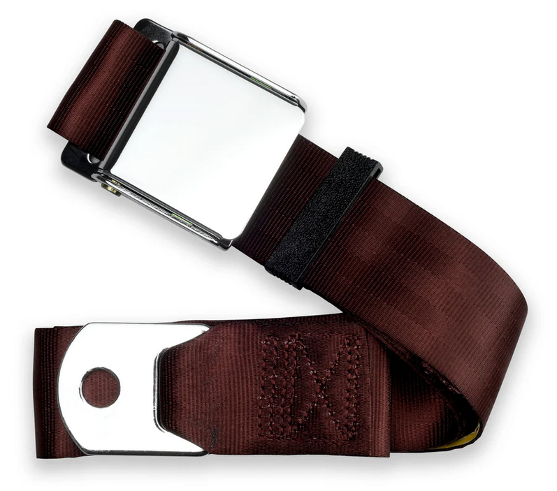 2pt burgundy lap belt 60
