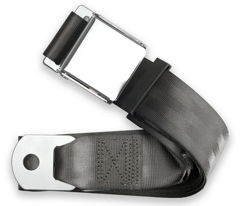 2pt charcoal lap belt 75