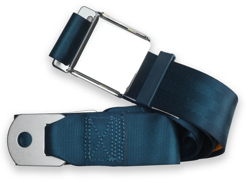 2pt dark blue lap belt 60