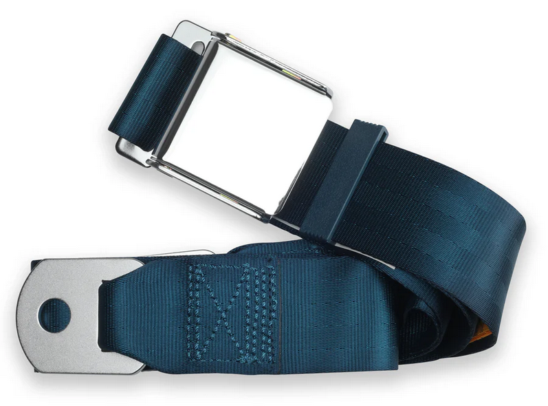 2pt dark blue lap belt 90