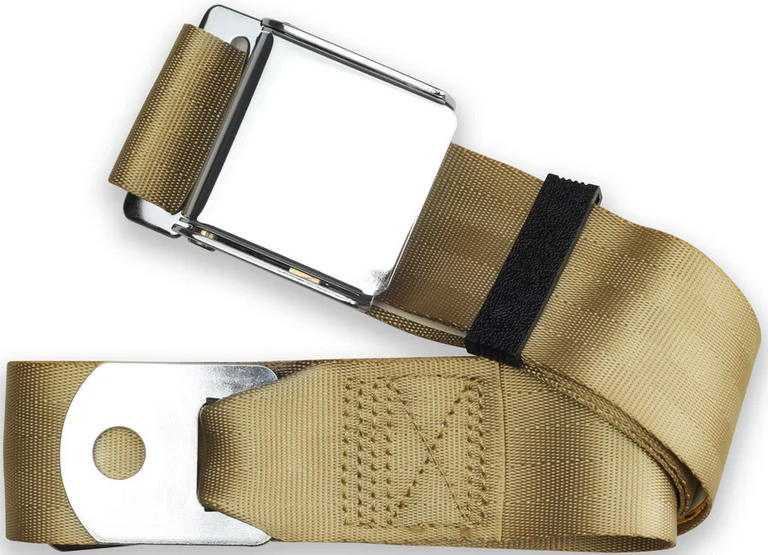 2pt tan lap belt 60