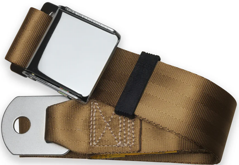 2pt tan lap belt 60