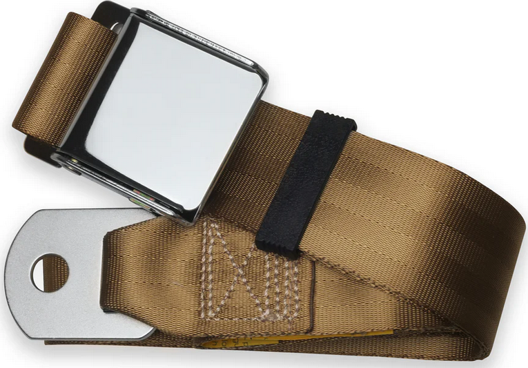 2pt tan lap belt 60