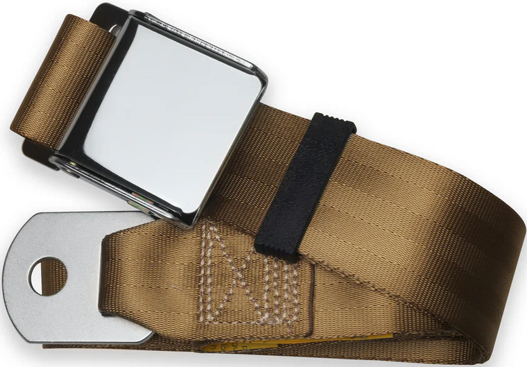 2pt tan lap belt 75