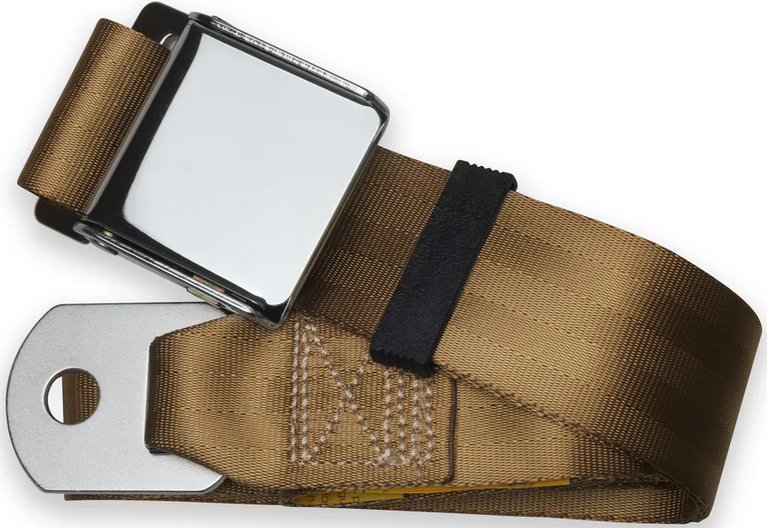 2pt tan lap belt 75