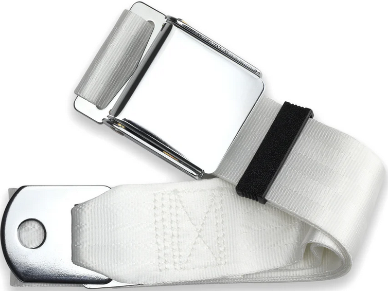 2pt white lap belt 75 2pt white lap belt 75