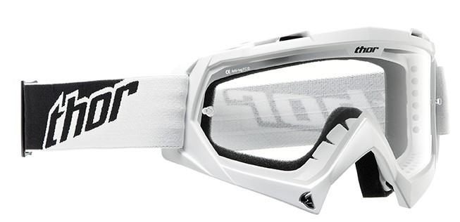 THOR COMBAT OFFROAD GOGGLES BLACK/WHITE ONE SIZE
