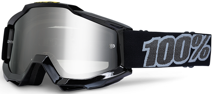 100% MASQUE MASK LUNETTES THE ACCURI NOIR PURE ECRAN MIROIR SILVER