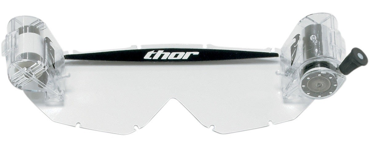 THOR SYST�ME D�ROULEUR FILM PROTECTEUR POUR MASQUE MASK LUNETTES S12 BOMBER BLACK