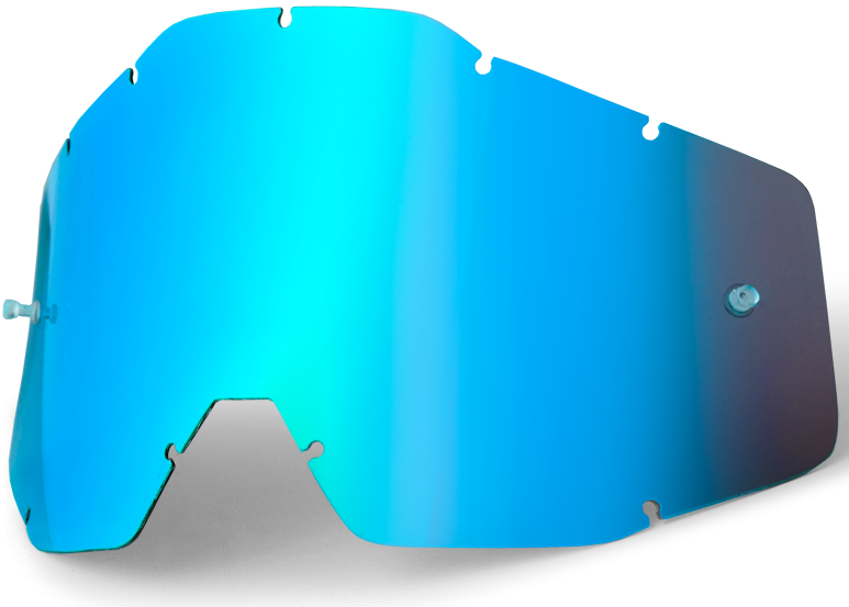 100% ECRAN POUR MASQUE RACECRAFT / ACCURI / STRATA MIROIR BLEU