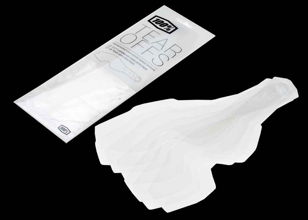 100% TEAR OFFS LAMIN�S POUR ECRAN RACECRAFT / ACCURI