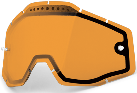 100% ECRAN DOUBLE VENTILE POUR MASQUE RACECRAFT / ACCURI / STRATA PERSIMMON