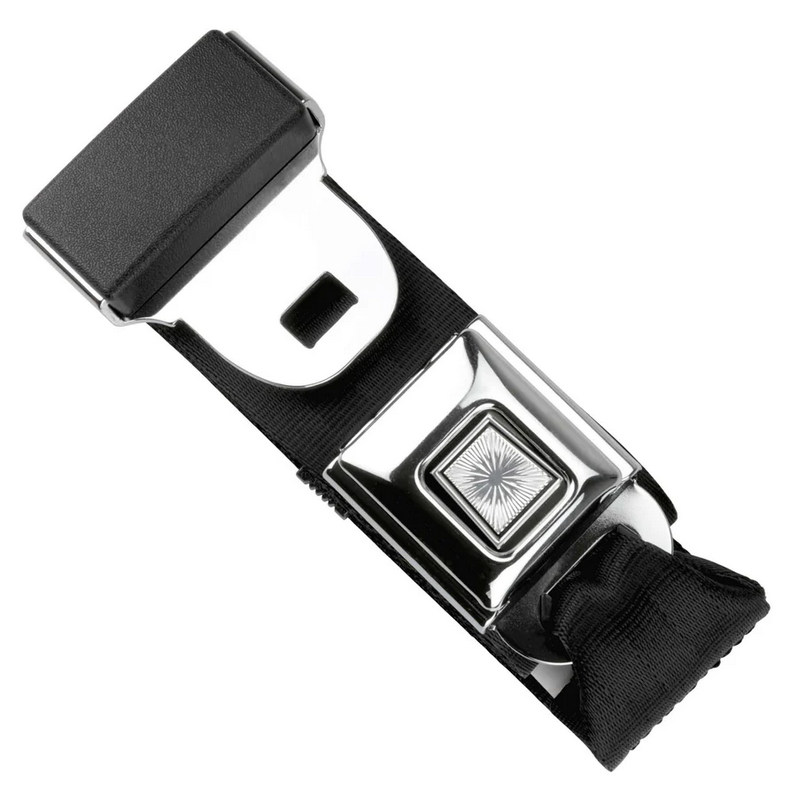 2pt black lap belt 90