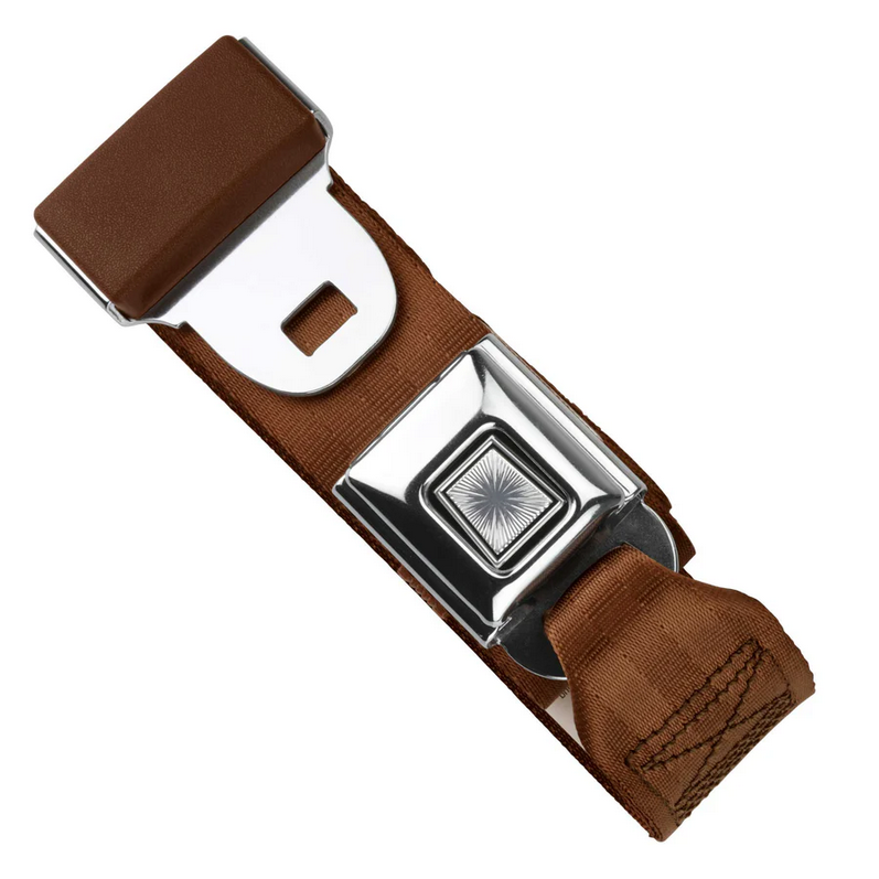 2pt brown lap belt 75