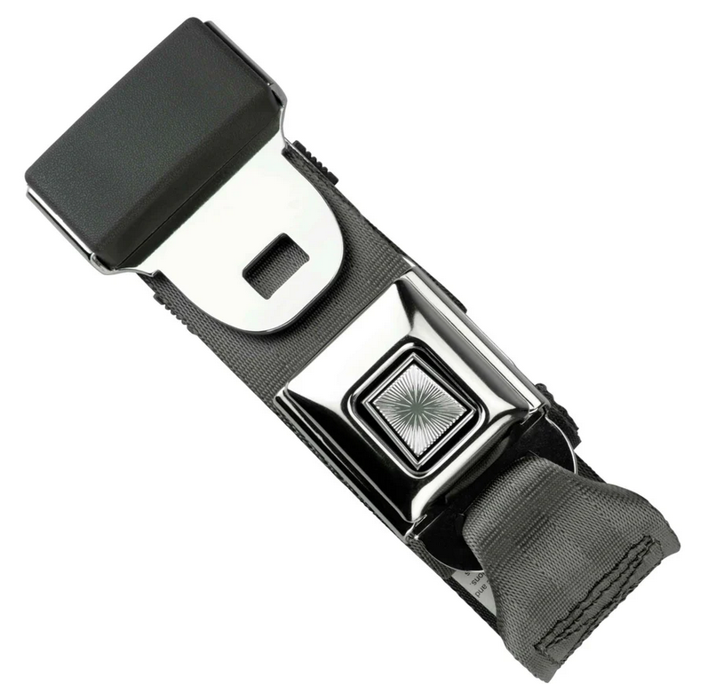 2pt charcoal lap belt 60