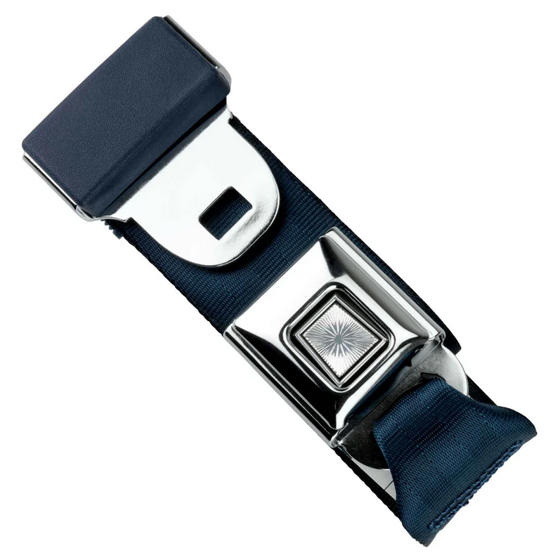 2pt dark blue lap belt 75