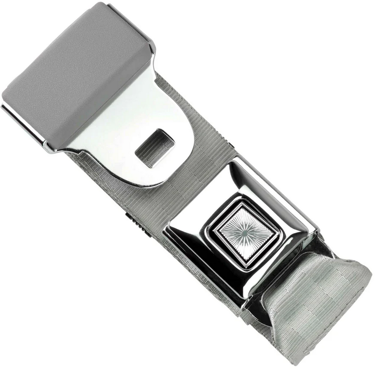 2pt grey lap belt 60