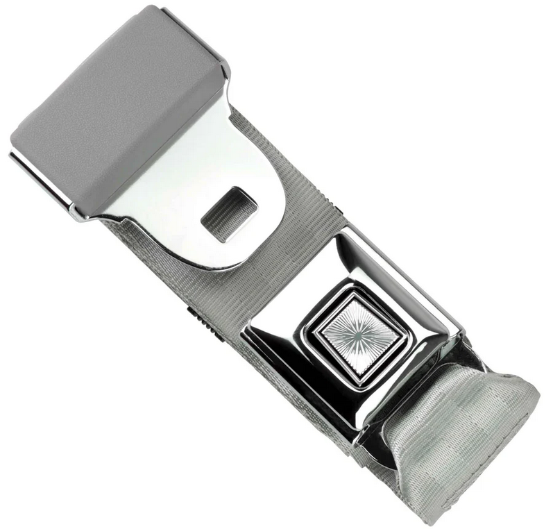 2pt grey lap belt 75
