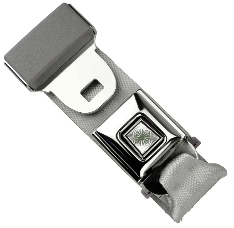 2pt silver lap belt 75