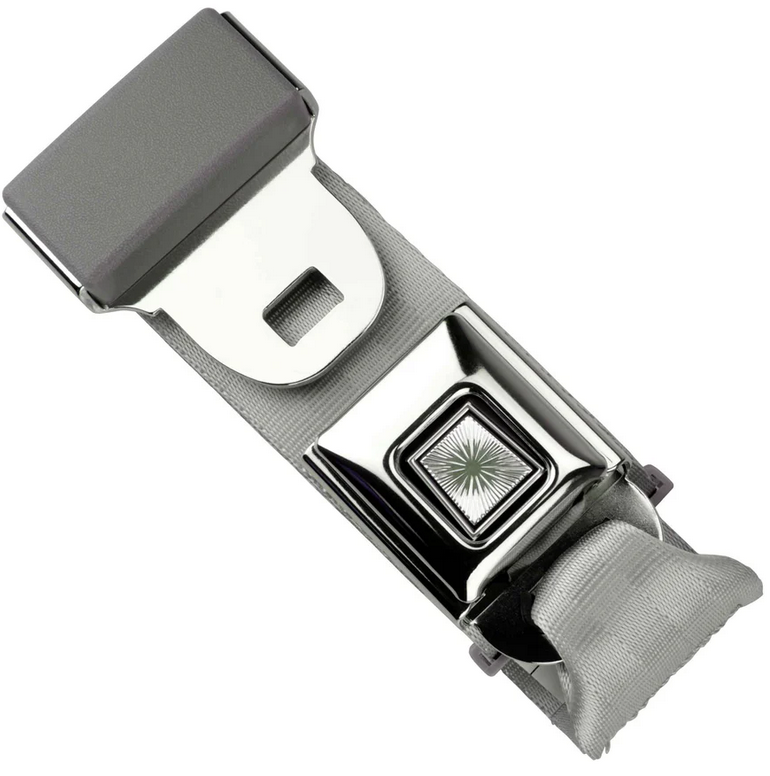 2pt silver lap belt 75